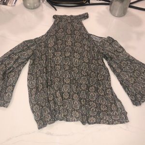 American Eagle Outfitters Cold-Shoulder Top